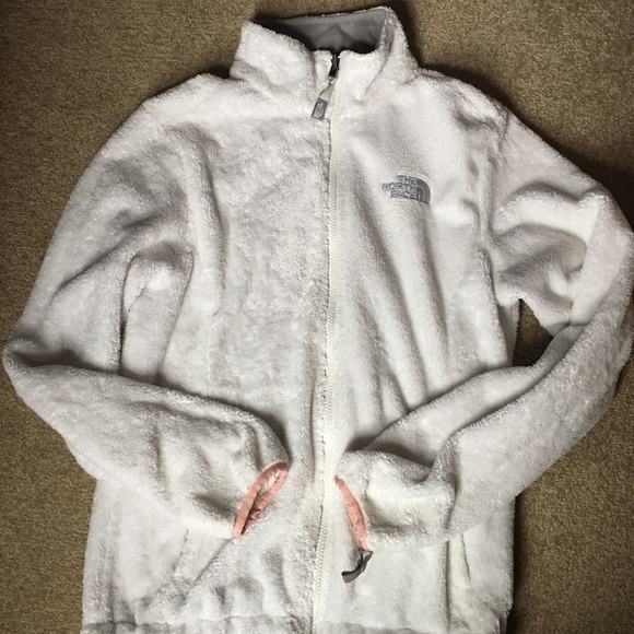 The North Face Jackets & Blazers - Women’s size small white fuzzy Northface